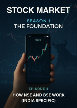 Cover image for S1 E4 : HOW NSE AND BSE WORK
(INDIA SPECIFIC) - a Stock Market story on Stream Storys